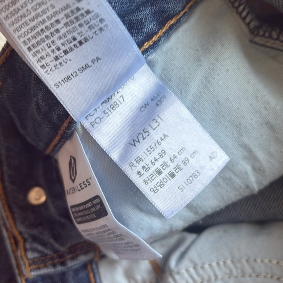 Levi’s High Waisted Straight Leg Jeans W25 L31 | Vintage 90s Y2K Mom Jean Fit - Picture 7 of 10